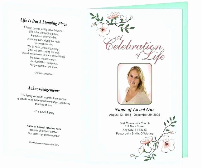 Free Funeral Announcement Template New Funeral Announcement Template Free Picture – Funeral