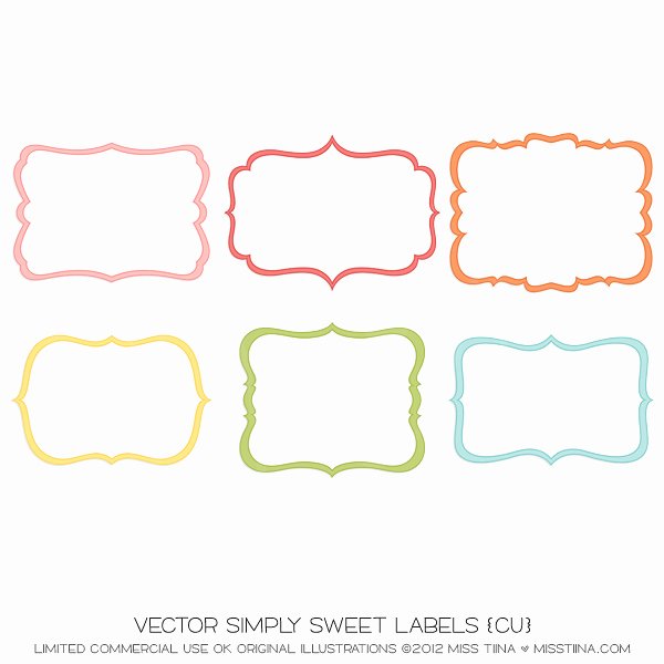 Free Jar Label Template New 10 Best Of Cute Label Templates Cute Printable
