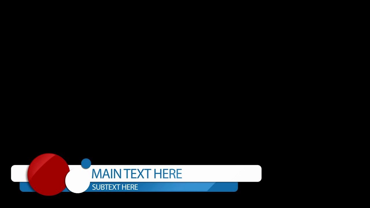 Free Lower Third Template New Free after Effects Lower Third Template Bubble Pop