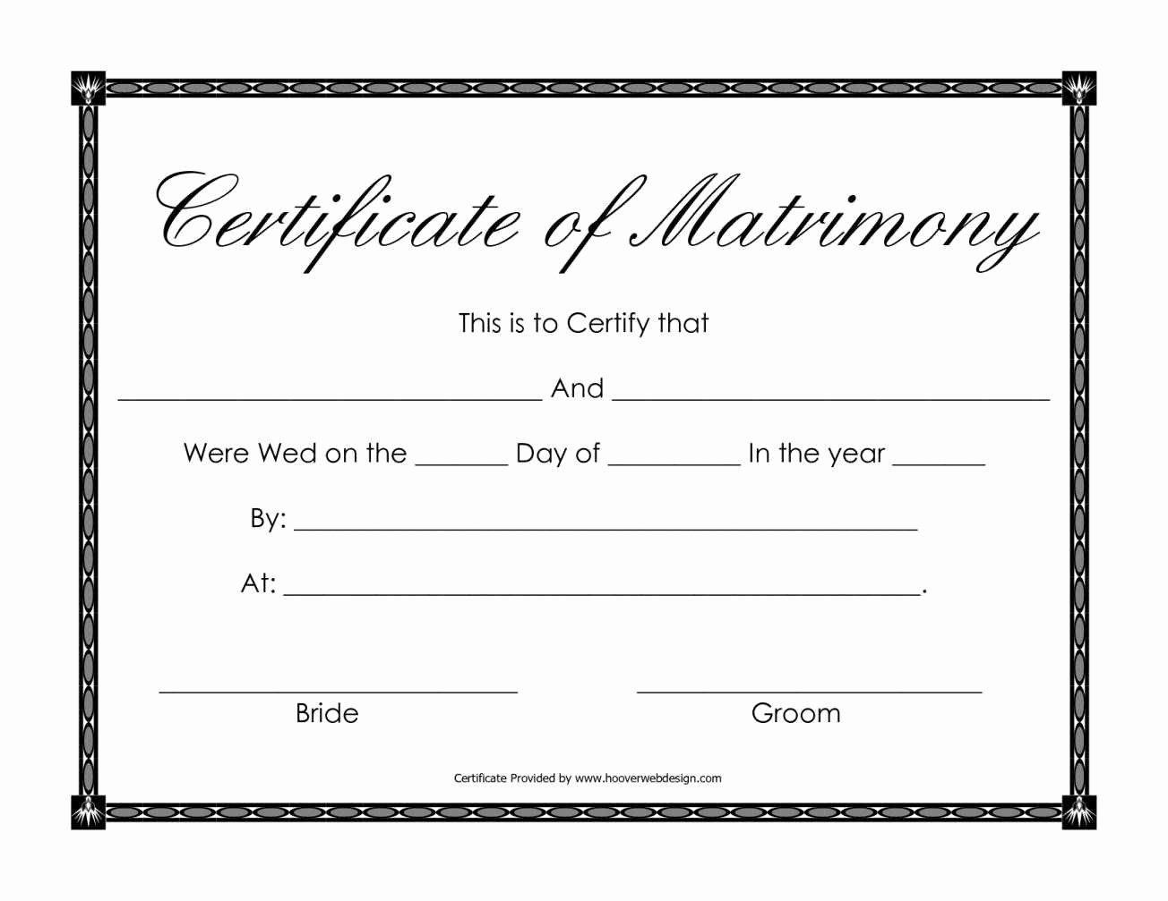 Free Marriage Certificate Template Inspirational Certificate Templates Sample Marriage Certificates