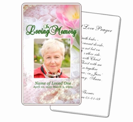 Free Memorial Card Template Lovely 8 Best Of Free Printable Memorial Prayer Cards