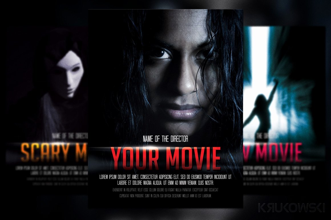Free Movie Poster Template Lovely Movie Poster Flyer Template Flyer Templates Creative