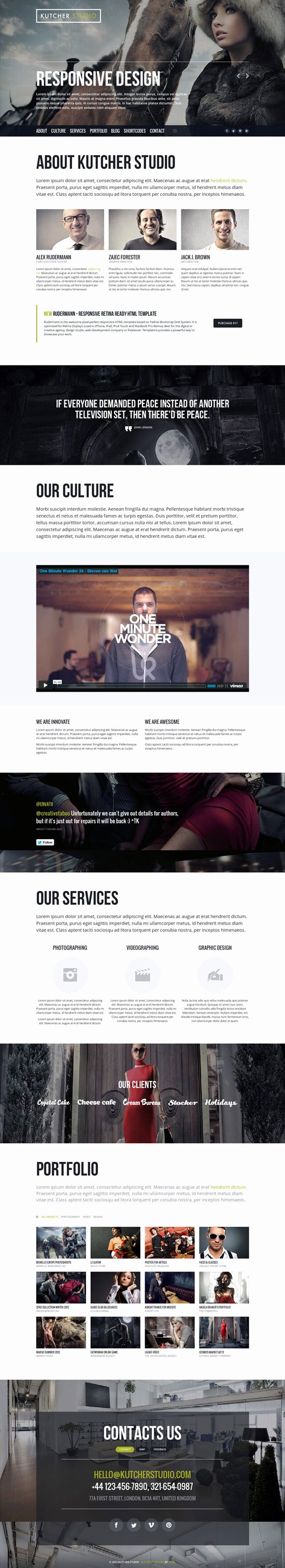 amazing one page parallax scrolling website templates