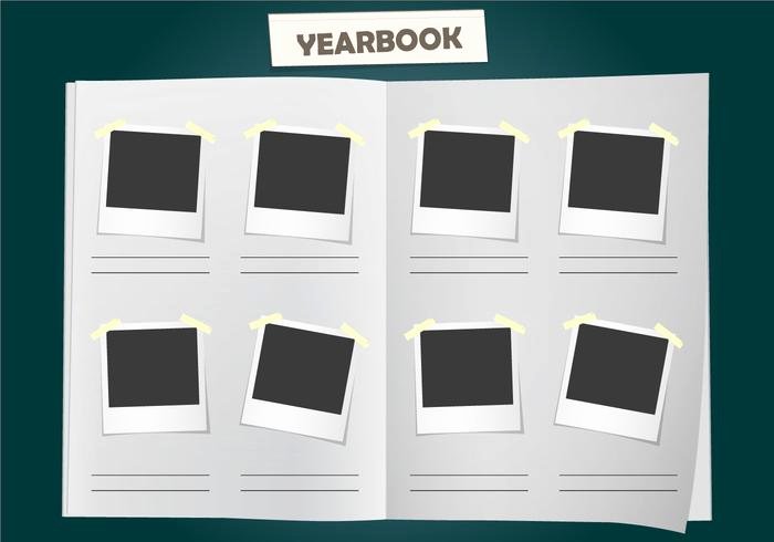 Free Photo Album Template Unique Album Yearbook Vector Template Download Free Vector Art