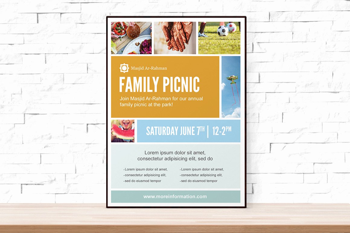 Free Picnic Flyer Template Elegant Collage Picnic Flyer Template Flyer Templates On