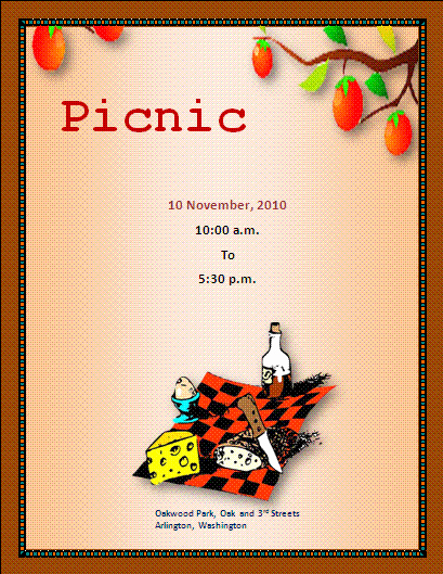 Free Picnic Flyer Template Fresh Picnic Flyer Template