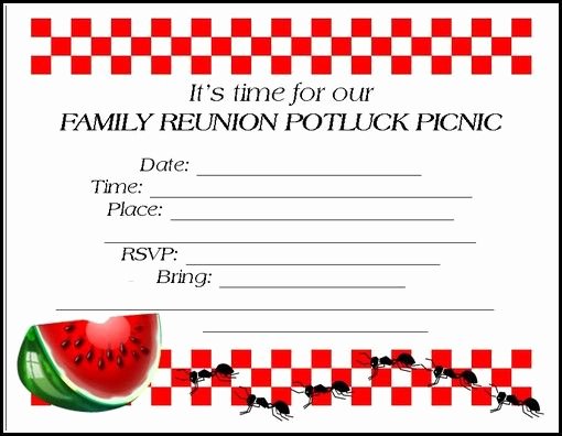 Free Picnic Invitation Template Beautiful 24 Best Images About Potluck Invitations On Pinterest
