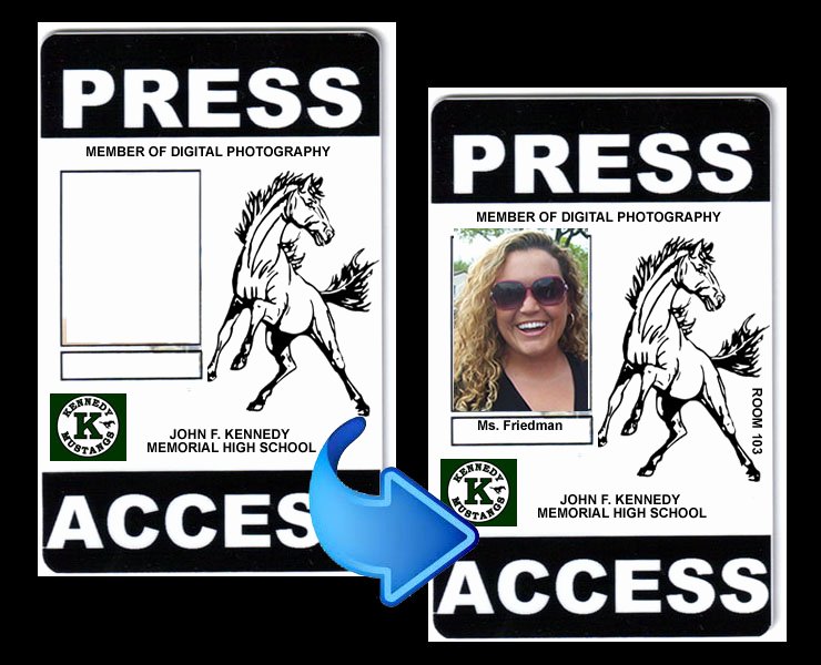 Free Press Pass Template Unique Press Pass Template