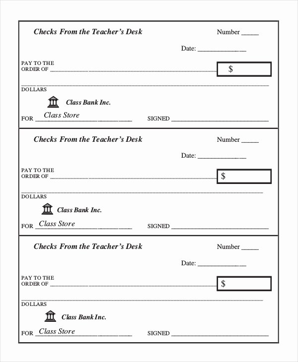 Free Printable Checks Template Inspirational Blank Check Template 7 Free Pdf Documents Download