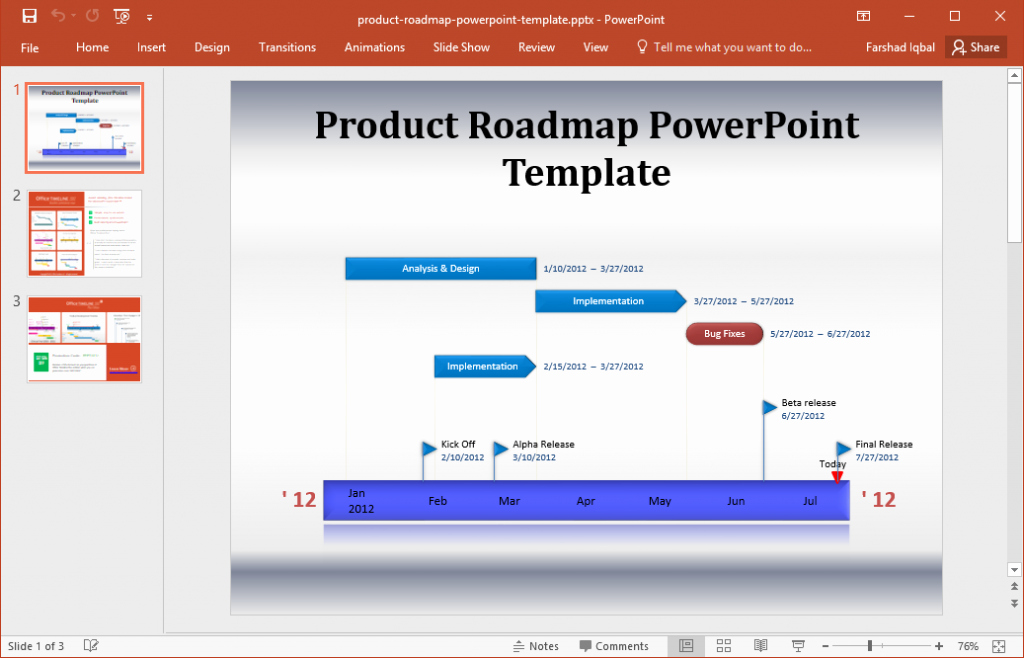 Free Project Roadmap Template Luxury Project Roadmap Template Powerpoint Free Bountrfo