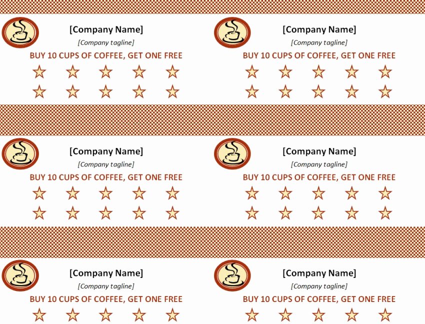 Free Punch Card Template Luxury Punch Card Template Template Haven