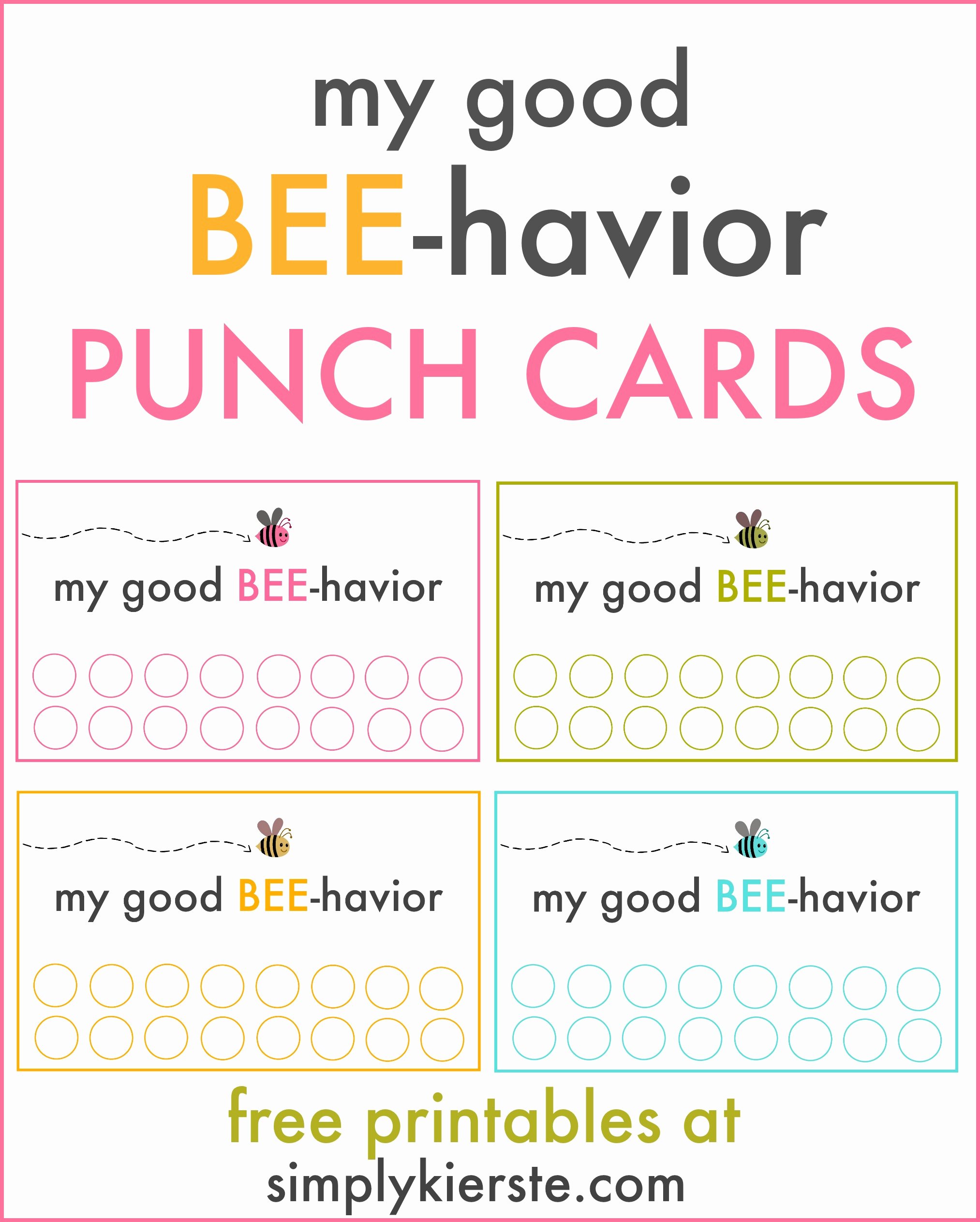 Free Punch Cards Template Awesome Punch Card Template