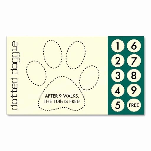 Free Punch Cards Template Lovely Punch Card Template
