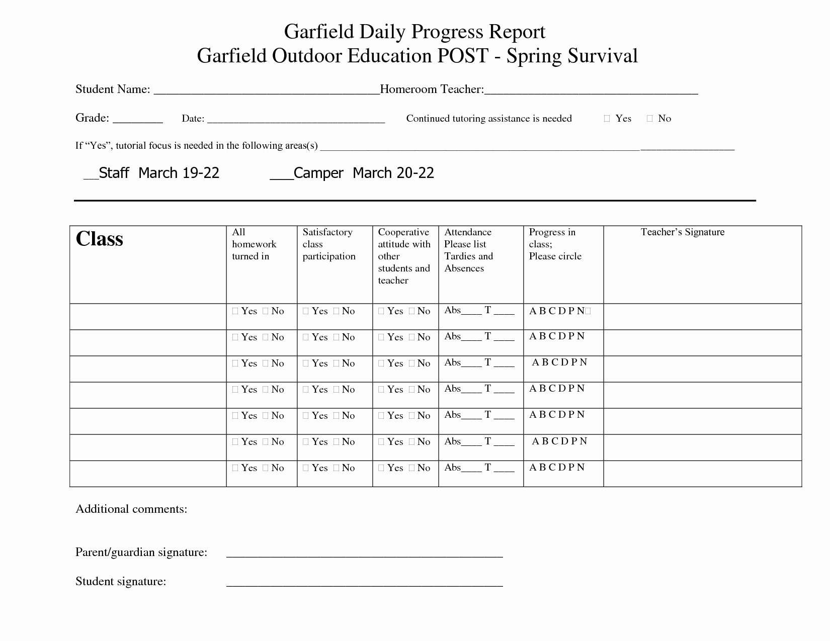 Free Report Card Template Inspirational Printable Student Progress Report Template