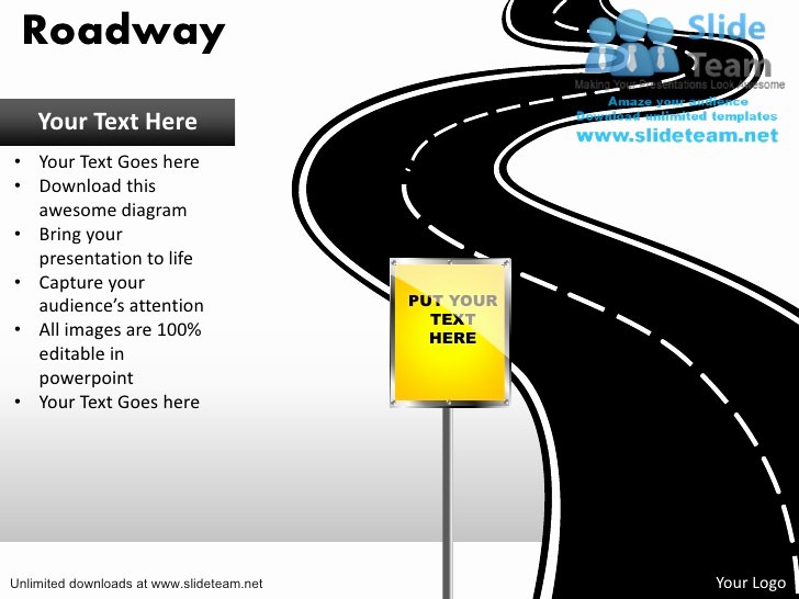 Free Roadmap Template Powerpoint Luxury Download Editable Road Map Power Point Slides and Road Map