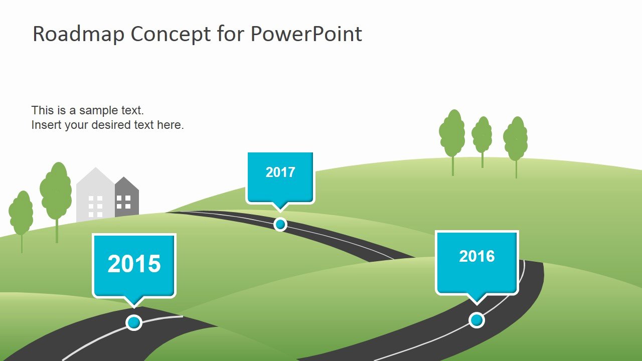 Free Roadmap Template Powerpoint New Creative Roadmap Concept Powerpoint Template Slidemodel