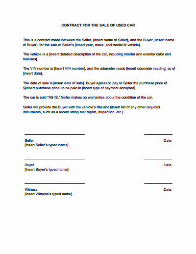 Free Sales Agreement Template Unique Sales Contract Template Free Download Create Edit Fill