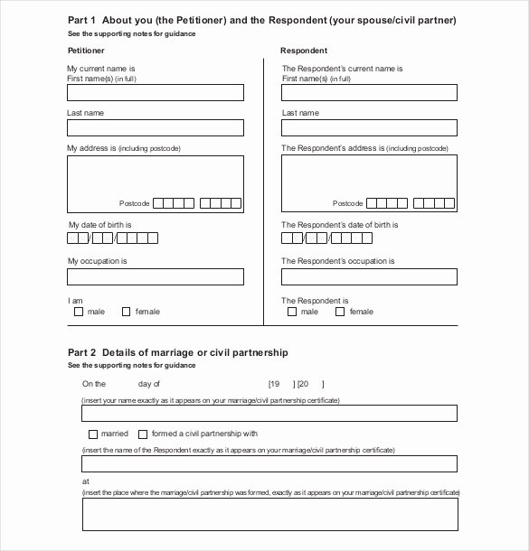 Free Separation Agreement Template Best Of 12 Divorce Agreement Templates Pdf Doc