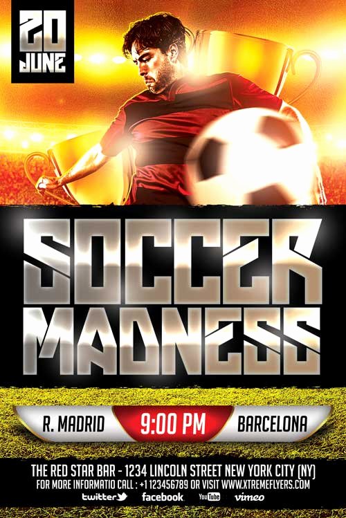 free soccer flyer template