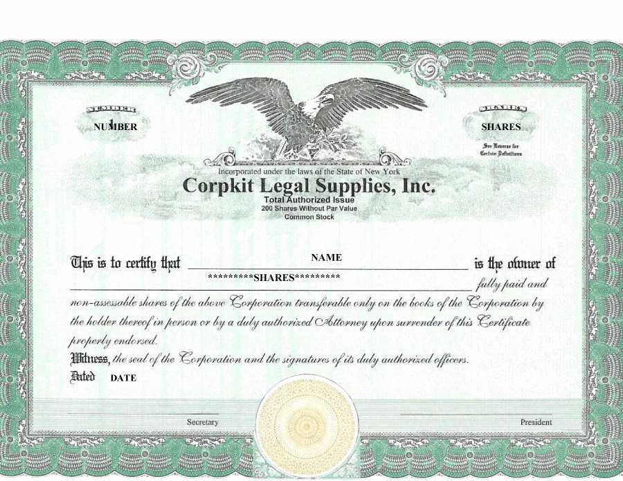 Free Stock Certificate Template Luxury 41 Free Stock Certificate Templates Word Pdf Free