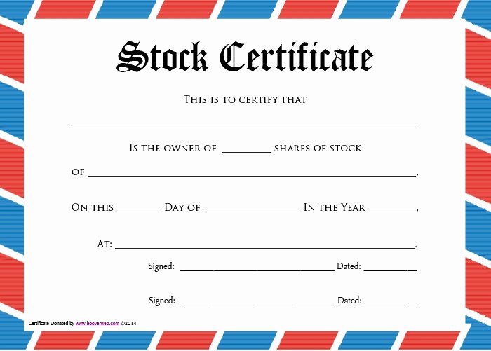 Free Stock Certificate Template Unique 22 Stock Certificate Templates Word Psd Ai Publisher