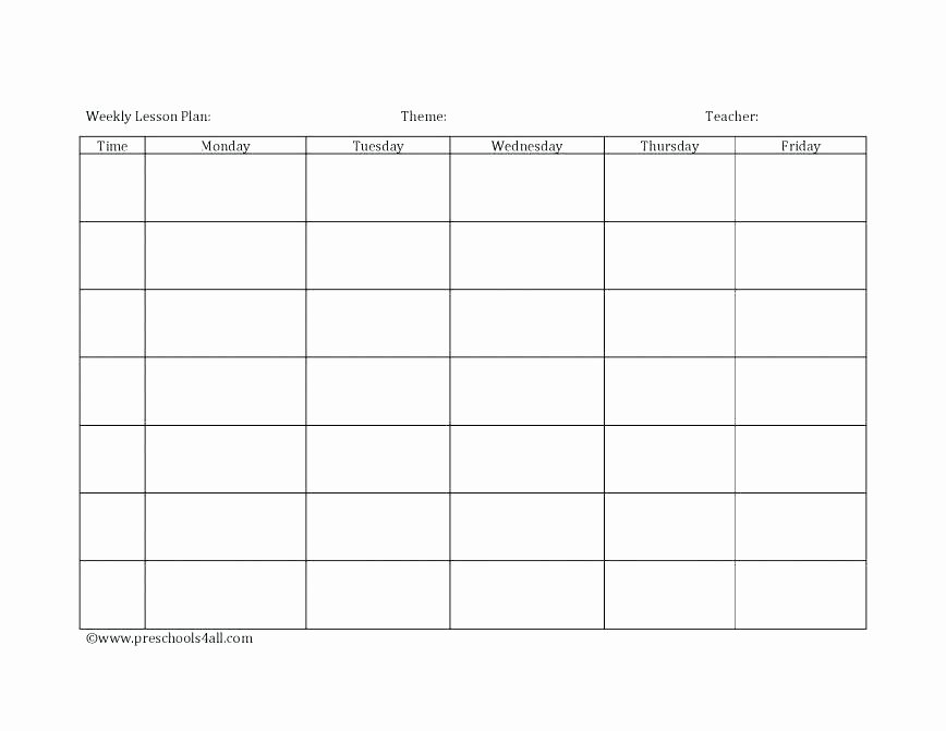 Free Teacher Planner Template Awesome Lesson Plan Template Printables Daily Weekly Teacher