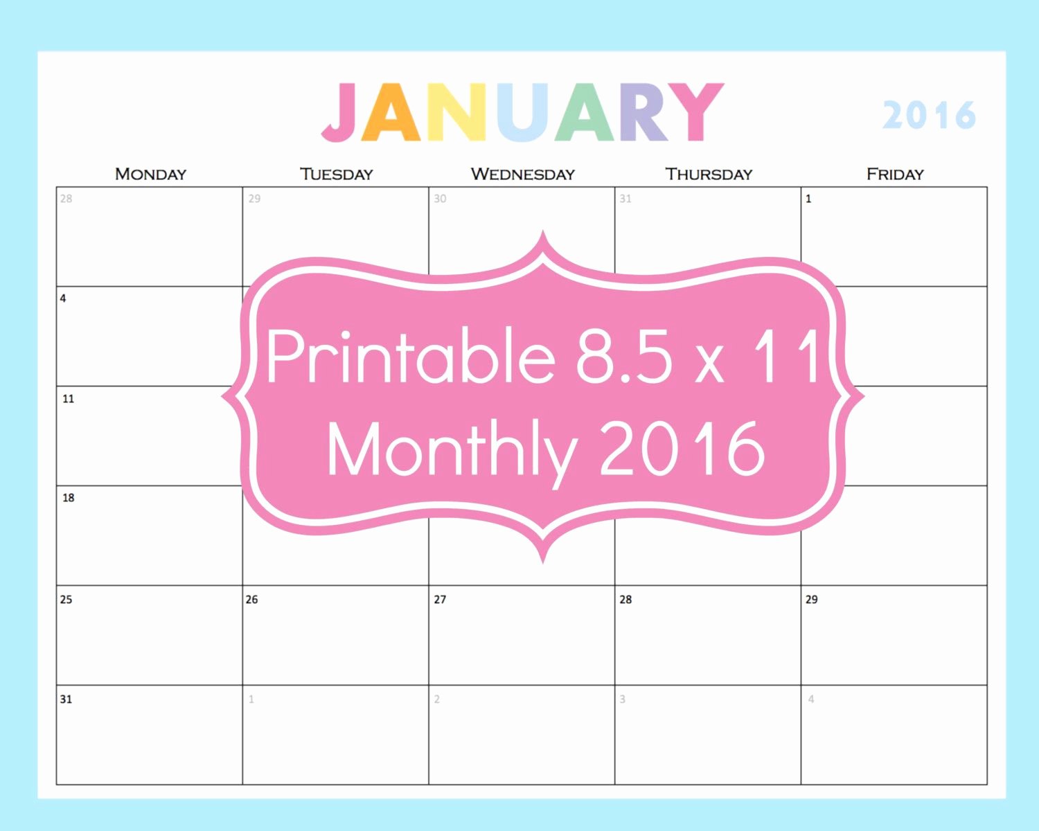 Free Teacher Planner Template Inspirational Printable Calendar 5 Day Calendar 5 Day Weekly Planner