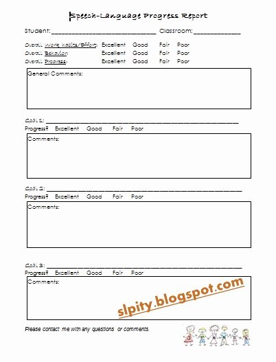 Free therapy Notes Template Inspirational Slp Ity Progress Notes