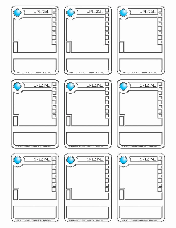 Free Trading Card Template Lovely Trading Card Template