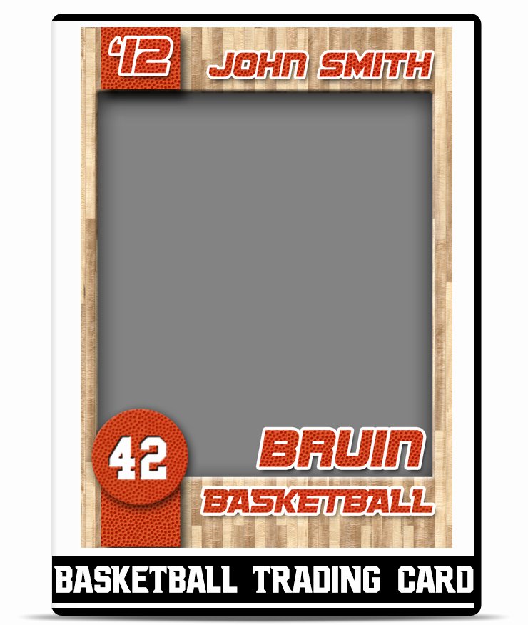 Free Trading Card Template Luxury Basketball – Trading Card Template