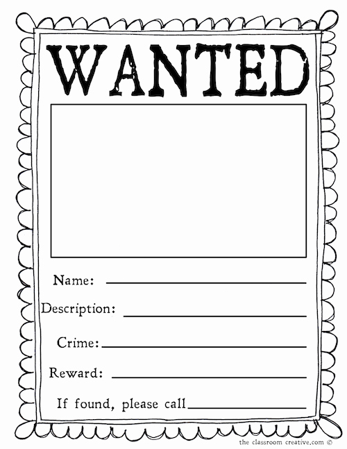 Free Wanted Poster Template Best Of Muppets Most Wanted and Wanted Poster Free Printable