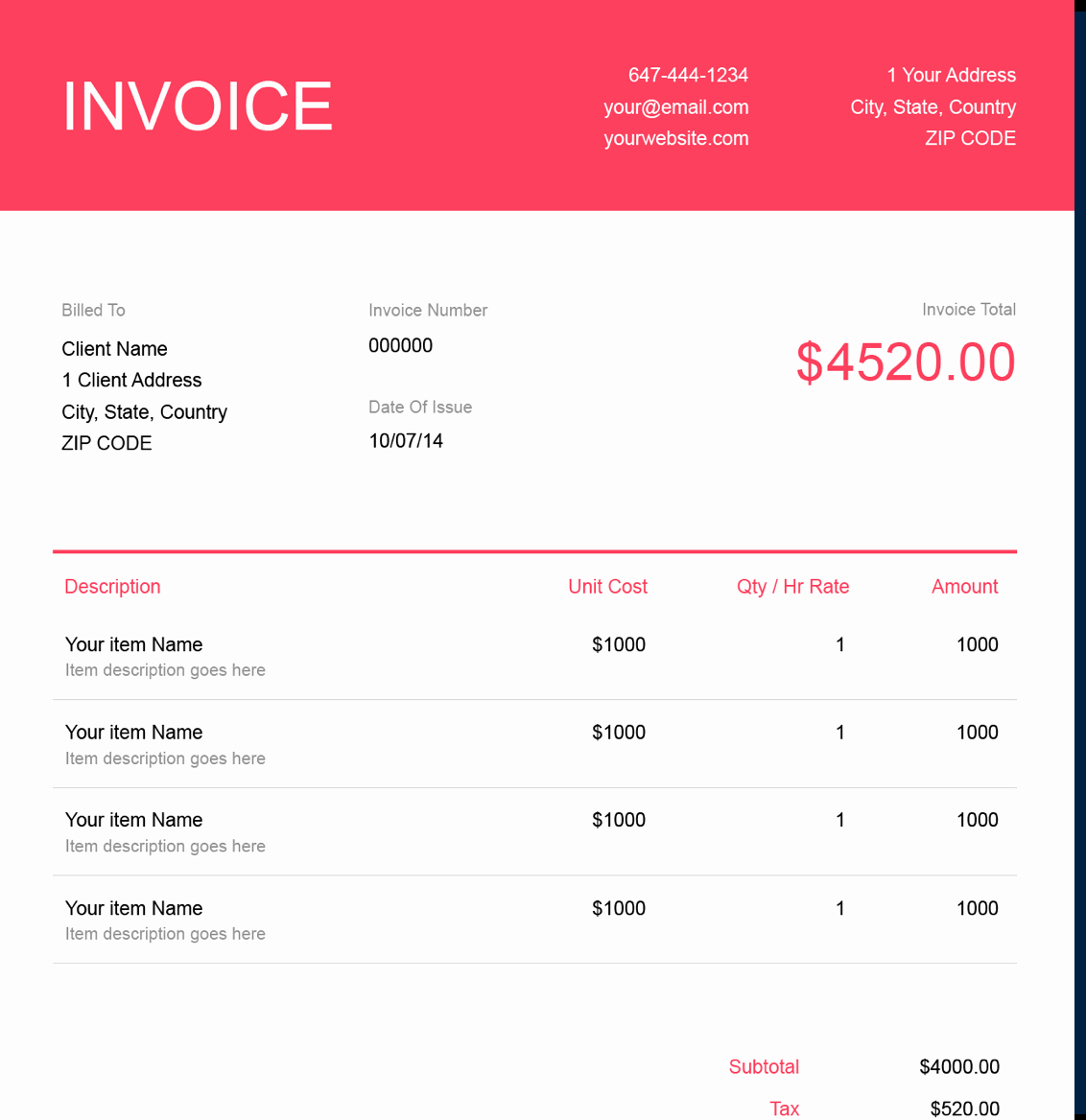 Freelance Design Invoice Template Awesome Free Graphic Design Invoice Template Download now