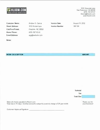 Freelance Invoice Template Word Best Of Work Invoice Template Word Fundraising Work Invoice