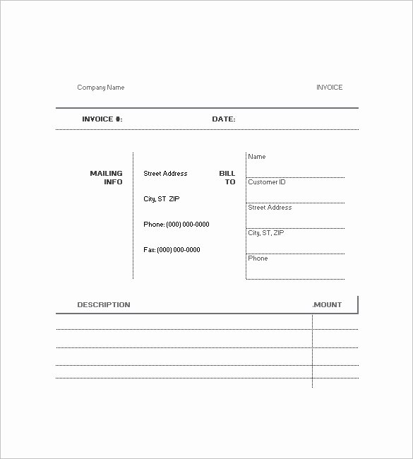 Freelance Invoice Template Word Inspirational Freelancer Invoice Template 13 Free Word Excel Pdf