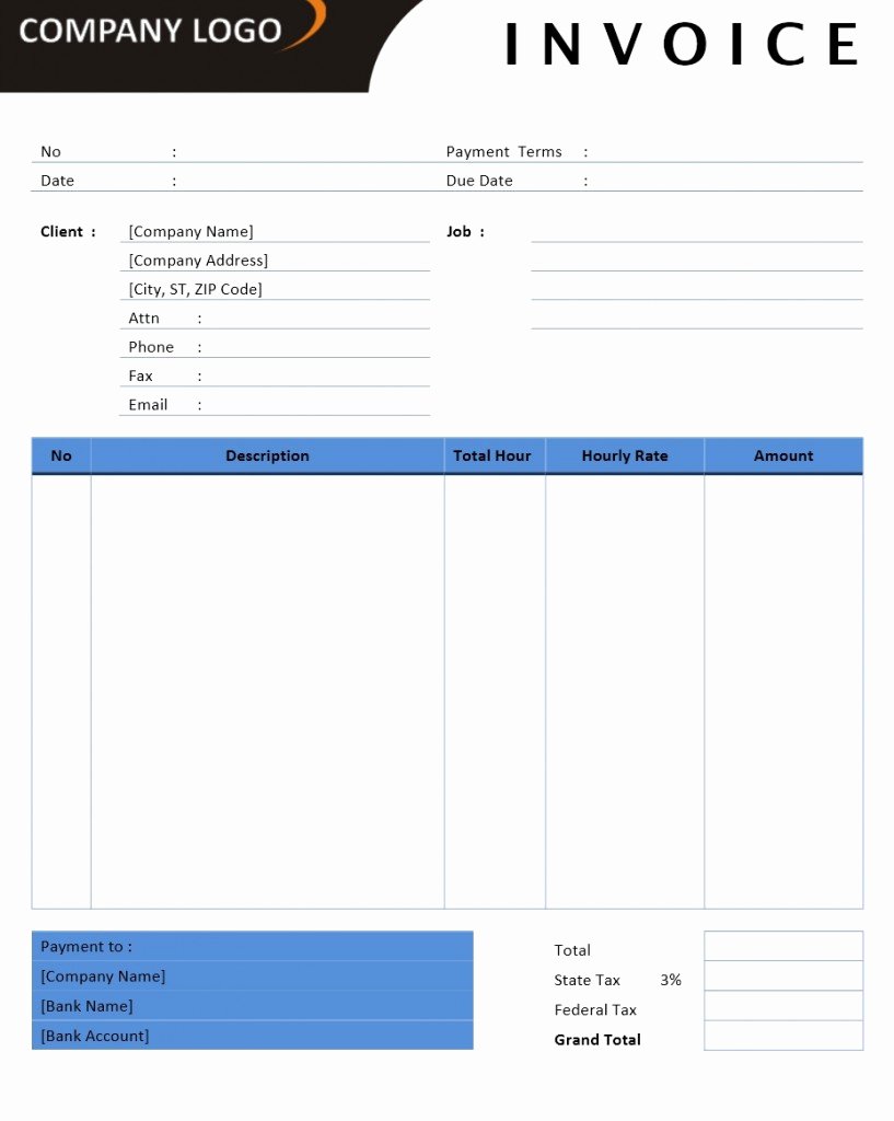Freelance Invoice Template Word New Invoice Templates