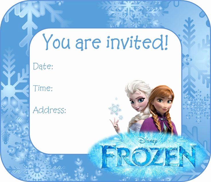 Frozen Invitation Template Free Elegant 25 Best Ideas About Free Frozen Invitations On Pinterest