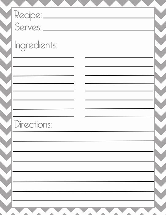Full Page Recipe Template Awesome 1000 Ideas About Chevron Templates On Pinterest