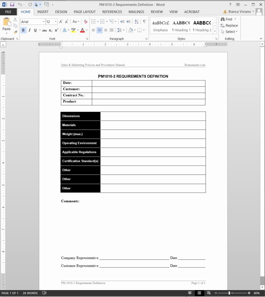 Functional Requirements Template Excel New Functional Requirements Excel Template Requirements