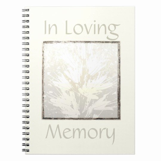 Funeral Guest Book Template Best Of Elegant Modern Funeral Guest Book In Loving Memory