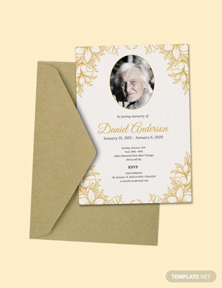 Funeral Invitation Template Free Best Of Free Simple Funeral Invitation Template Download 513