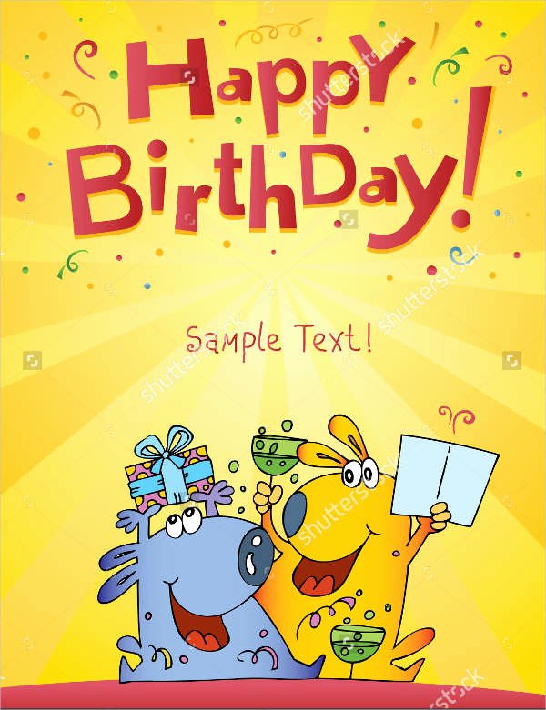 Funny Birthday Card Template Unique 33 Birthday Card Templates In Psd