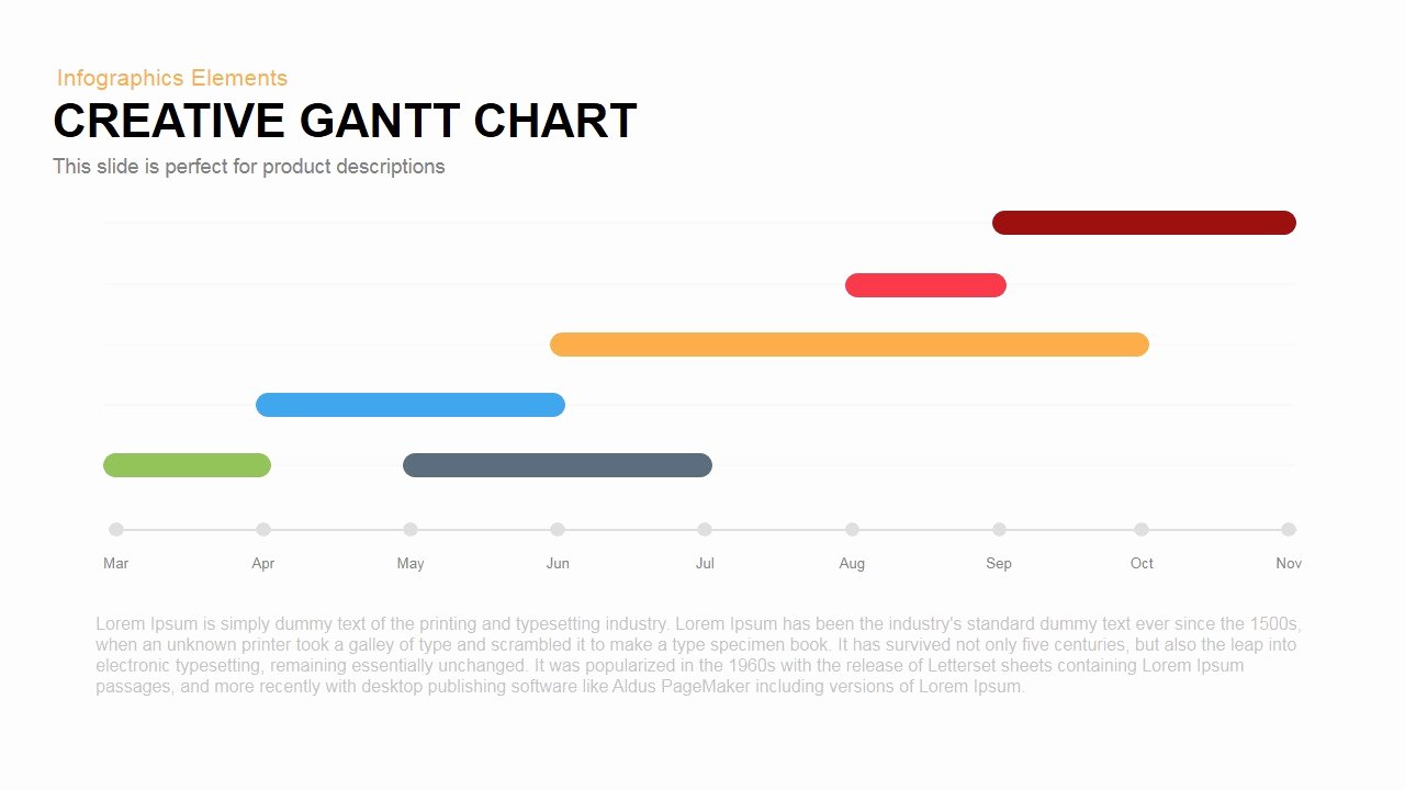 Gantt Chart Powerpoint Template Unique Gantt Chart Powerpoint and Keynote Template