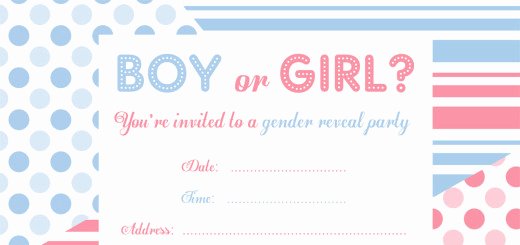 Gender Reveal Invitation Template Luxury Free Printable Gender Reveal Party Invitations Free