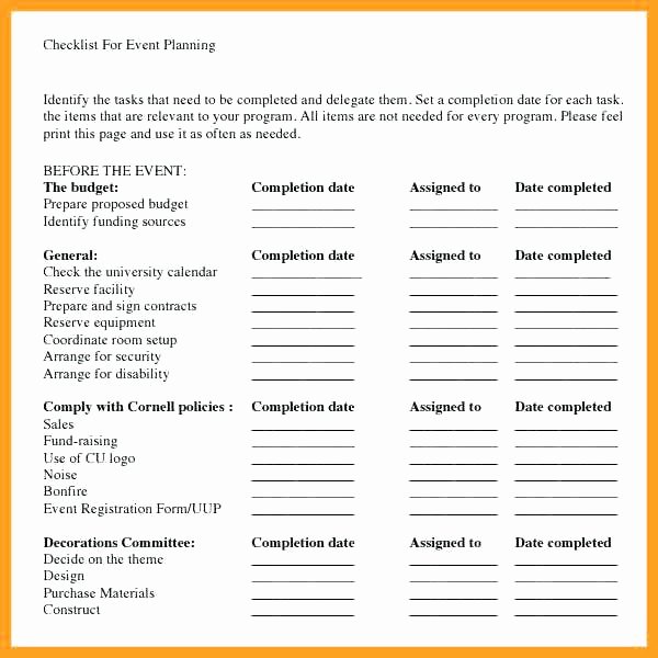 General Contractor Checklist Template Fresh Registration Checklist Template – Altklub