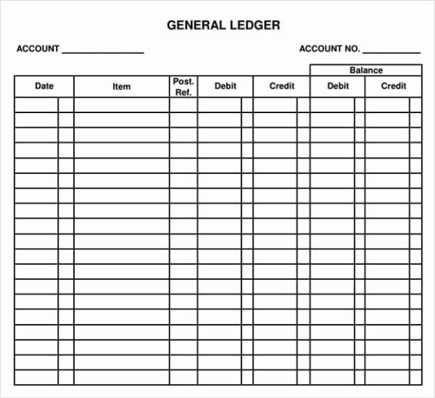 General Journal Template Excel Fresh 12 Excel General Ledger Templates Excel Templates