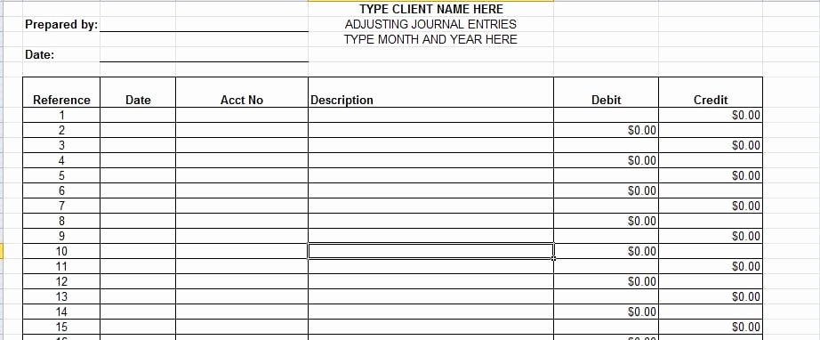 General Journal Template Excel Fresh 5 General Journal Templates formats Examples In Word Excel