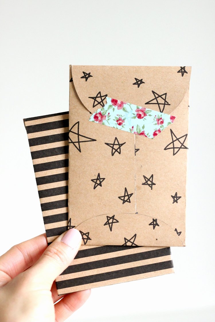 Gift Card Envelope Template Elegant Kraft Paper Gift Card Envelope – Free Printable