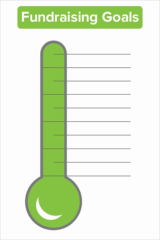 Goal thermometer Template Excel Best Of Goal thermometer Template Excel