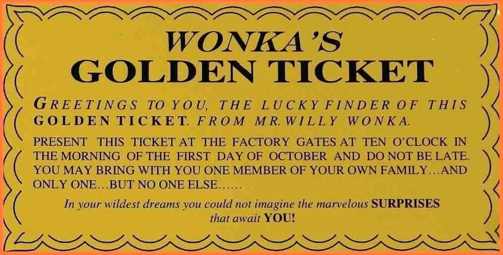 Golden Ticket Template Editable Fresh Template Editable Printable Wonka Golden Ticket