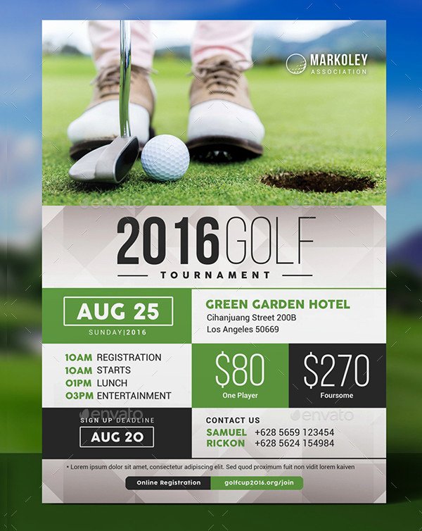 Golf Flyer Template Free Inspirational 27 Golf tournament Flyer Templates Free &amp; Premium Download